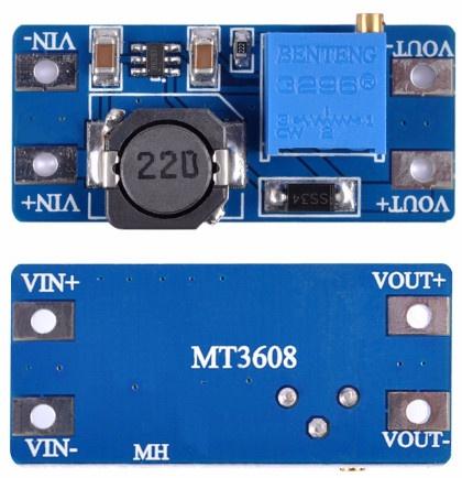 Mạch tăng áp DC-DC MT3608 dòng tối đa 2A