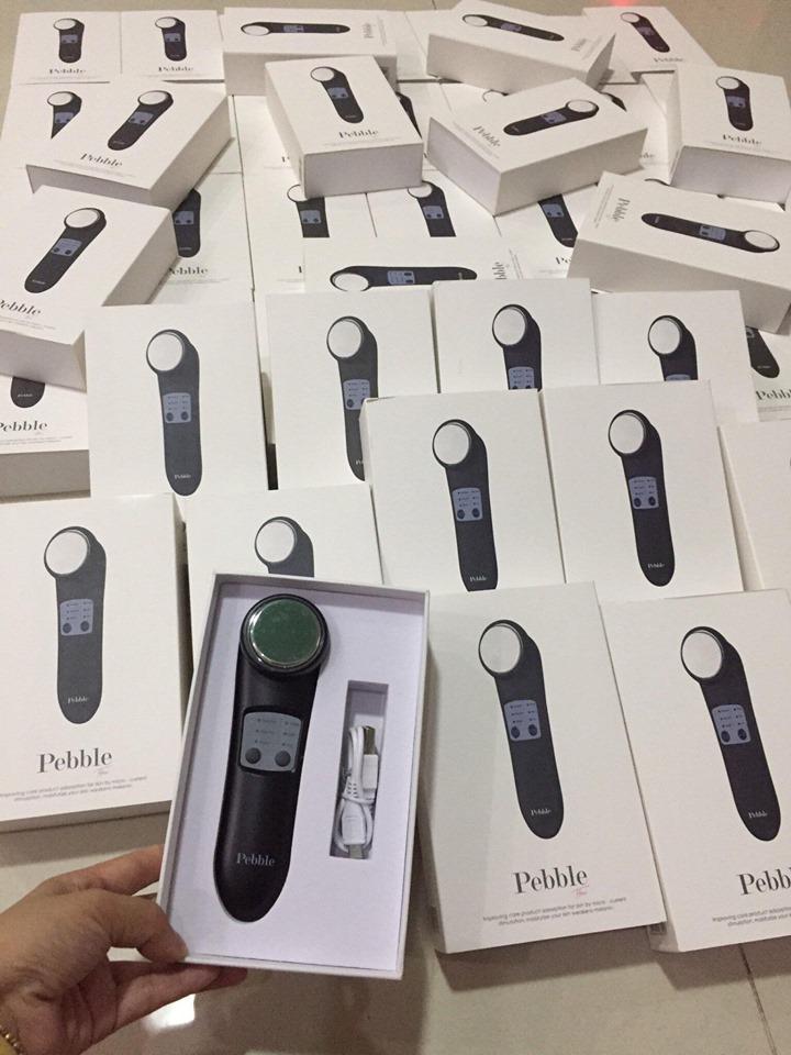 [HCM]Máy Massage Chăm Sóc Da Mặt Pebble Fluer