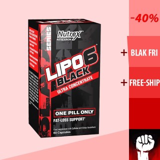 Nutrex Lipo-6 Black Ultra Concentrade Viên Uống Đốt Mỡ Cao Cấp [60 Viên] - Chính Hãng Muscle Fitness thumbnail