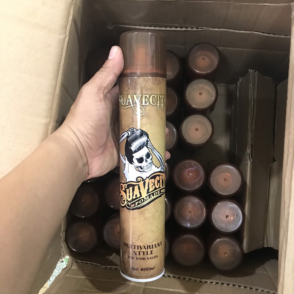 GôM XỊT TÓC GIỮ NẾP TÓC CỨNG SUAVECITO 400ML