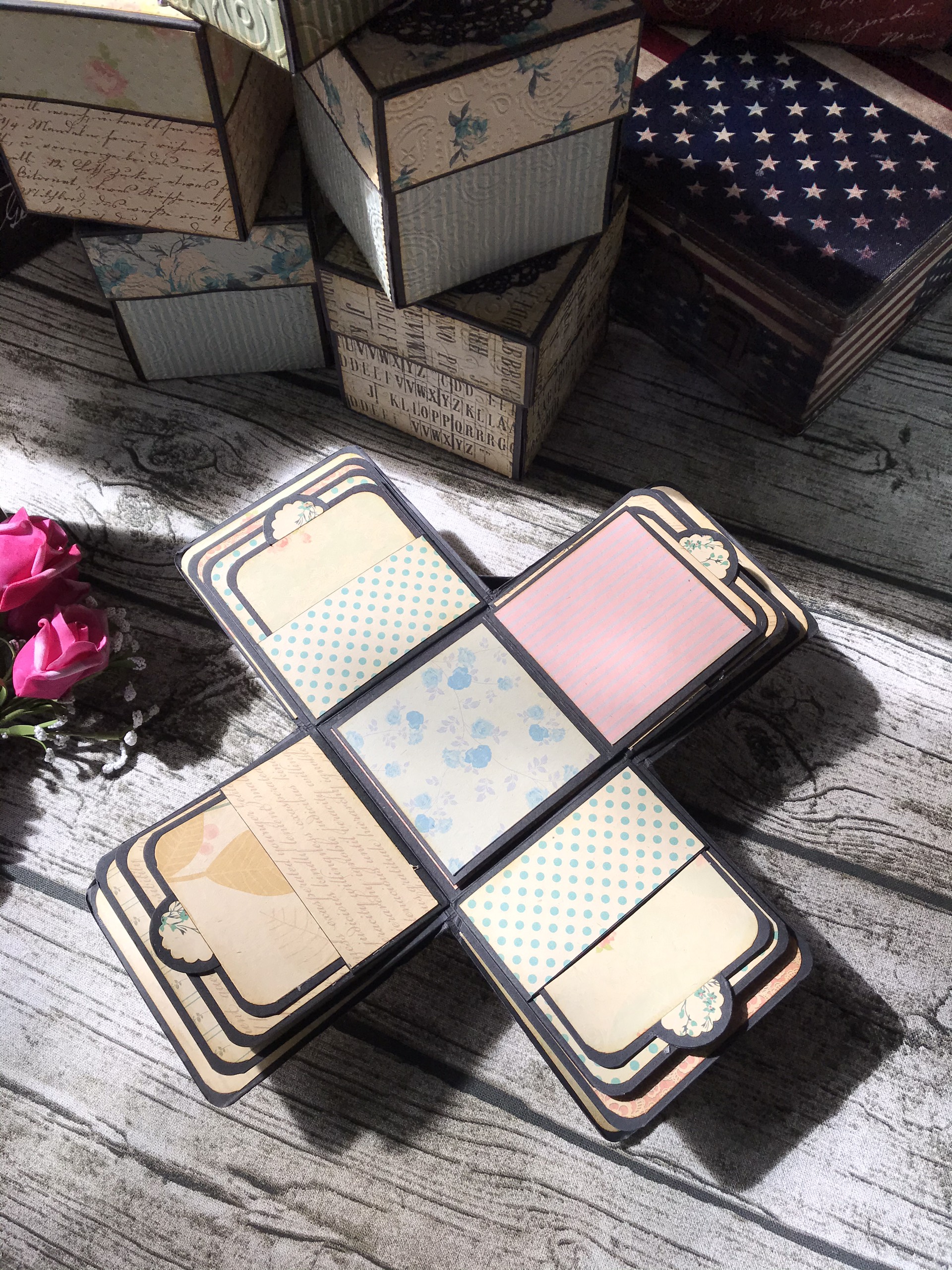 [HCM]Hộp Album (Box Album) Dán Ảnh Handmade