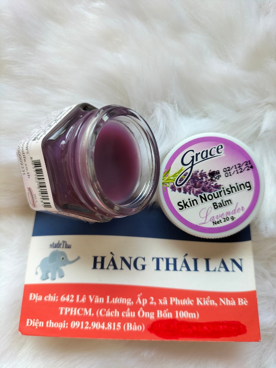 Dầu cù là giúp ngủ ngon grace lavender thái lan 20gram