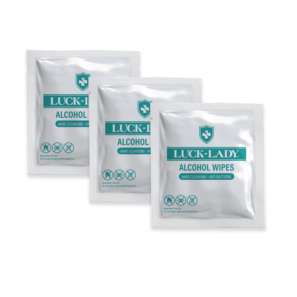 Hộp Khăn ướt cồn Luck Lady 50 tờ