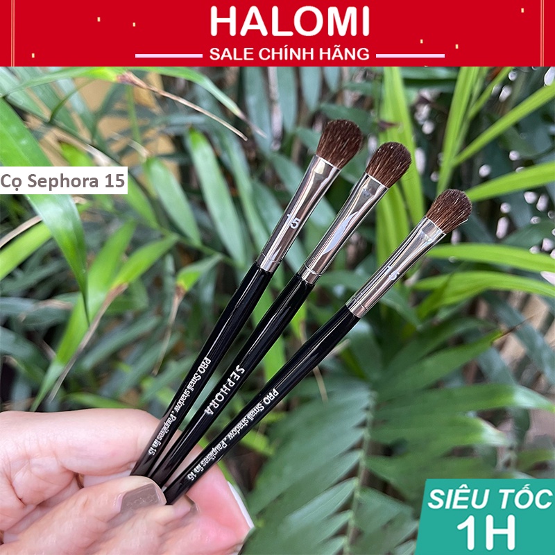 Cọ Sephora 15 dùng tán bầu mắt lông mềm chuyên dùng cho makeup chuyên nghiệp HALOMI