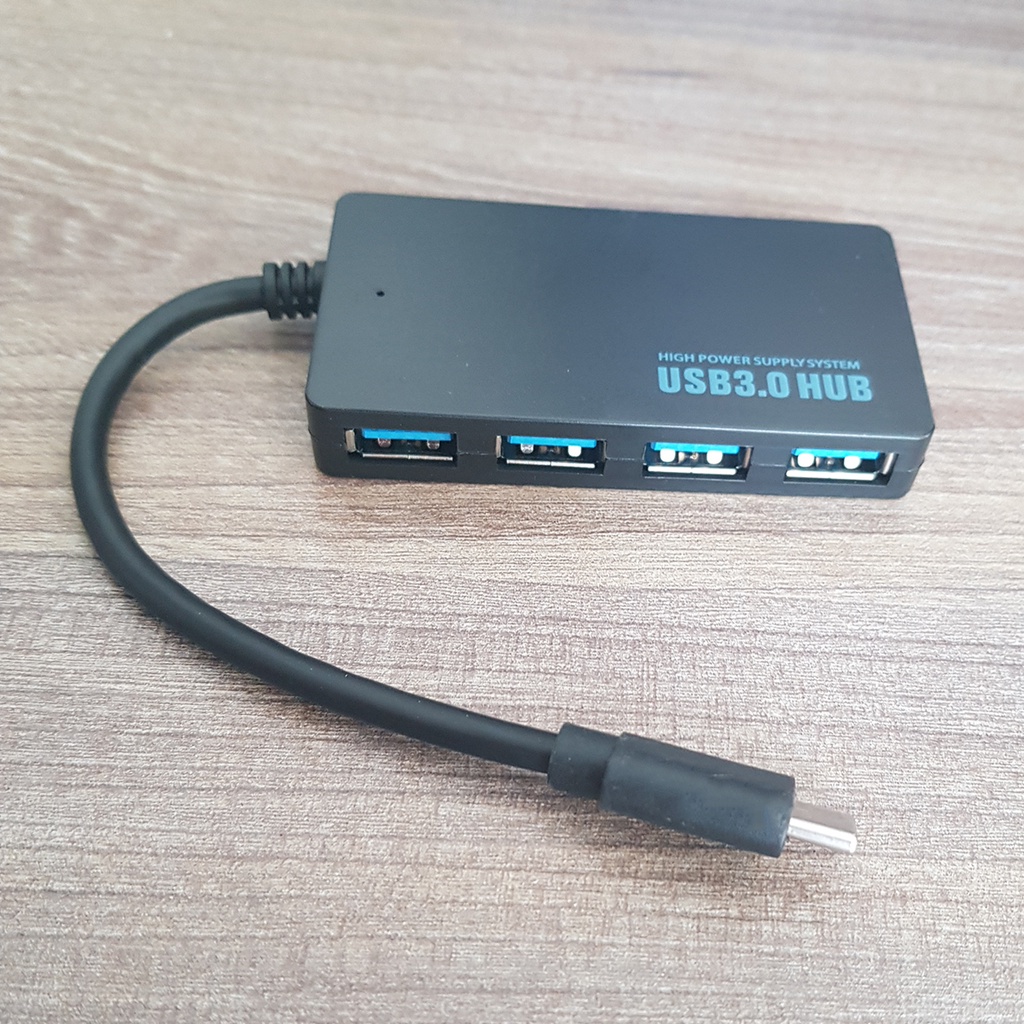 Hub Usb Type c ra 4 cổng usb 3.0 tốc độ cao 5Gbps - 4in1 4u3