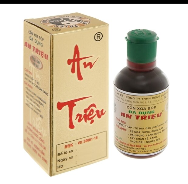 Dầu xoa an triệu 60ml
