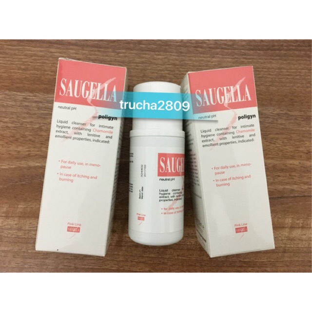 Saugella dung dịch vệ sinh(Hồng poligin)