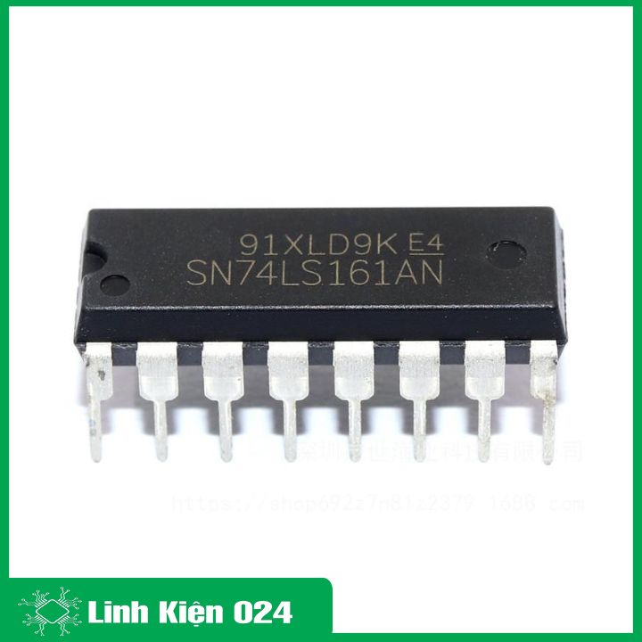 74LS161 DIP16 bộ đếm 4 bit đồng bộ