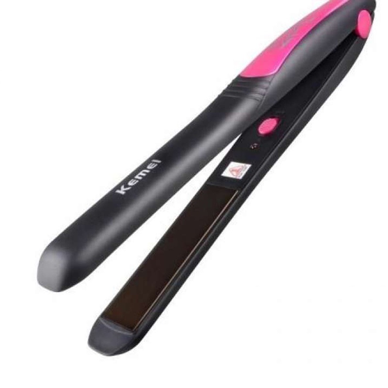 Máy kẹp tóc Kemei Km-328, máy duỗi tóc mini, máy làm tóc đa năng, máy uốn tóc, máy ép tóc máy duỗi thẳng tóc, dụng cụ tạo kiểu tóc, máy là tóc bản to , máy bấm làm phồng chân tóc kemei 328