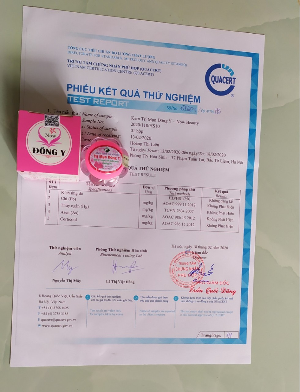 [HCM]Kem sạch mụn đông y hoa anh đào
