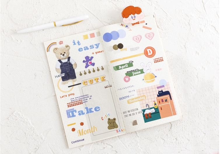 [HCM]Cuốn Sticker Cao Cấp (Photobook Sticker)