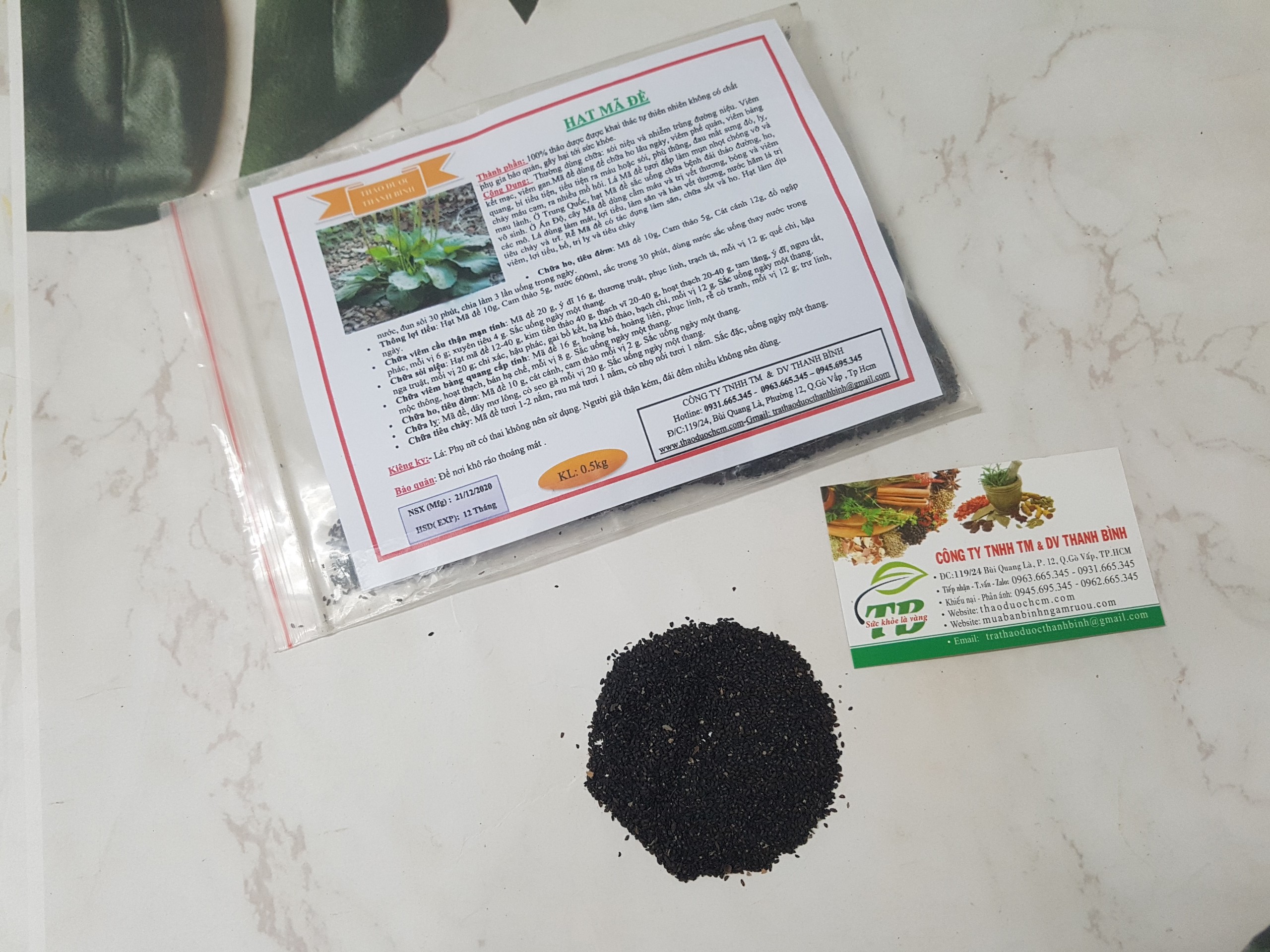 Hạt Mã Đề (Xa Tiền Tử) 500G - Hàng Chất Lượng