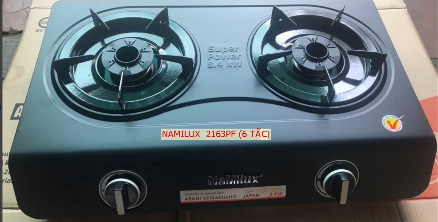 Bếp ga đôi Namilux DS2163PF(6 Tấc Công suất “Cực Đại” với 8.4 kw)
