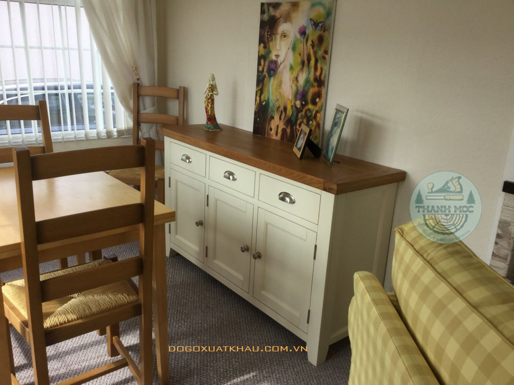 Tủ sideboard 3 hộc kéo 3 cửa
