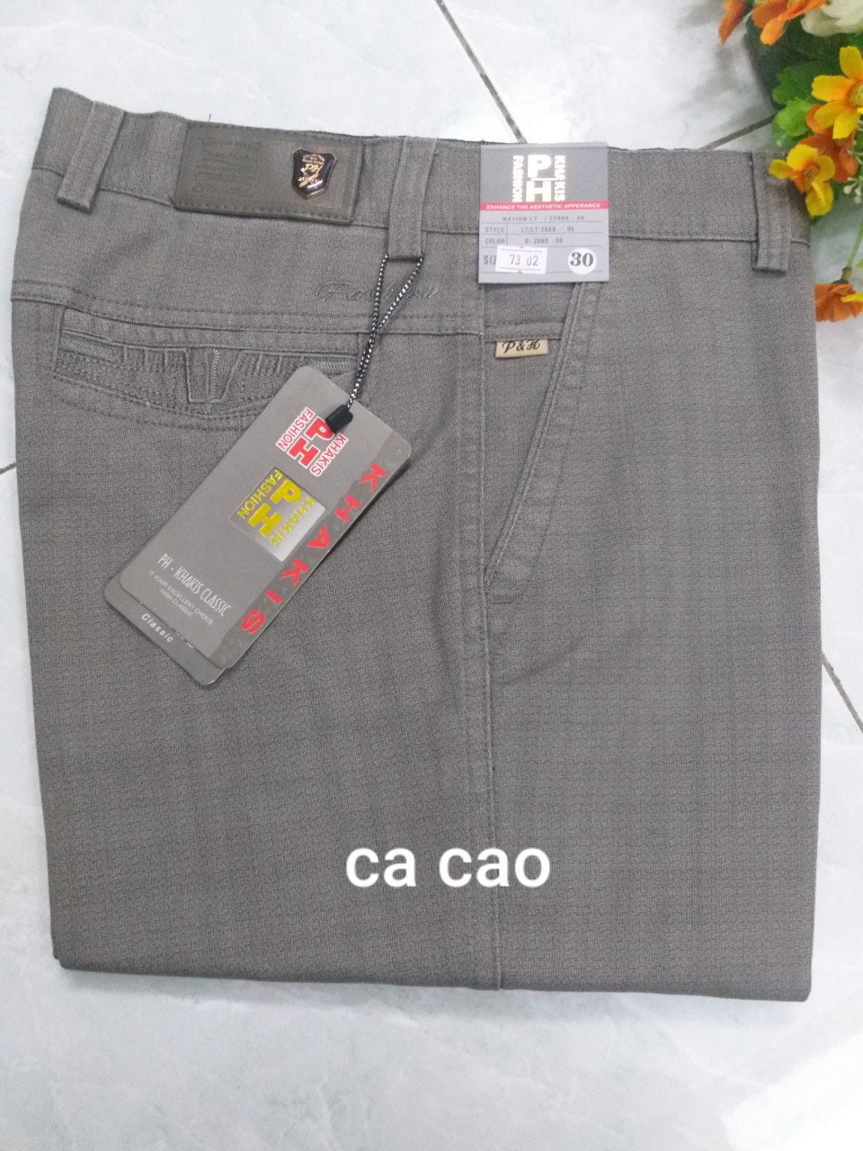 [HCM]Quần kaki trung niên cao cấp kk073