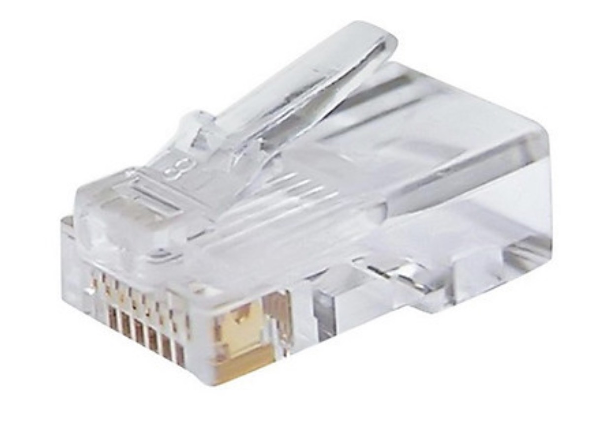 Combo100 đầu cáp mạng RJ45 nhựa AMPLX