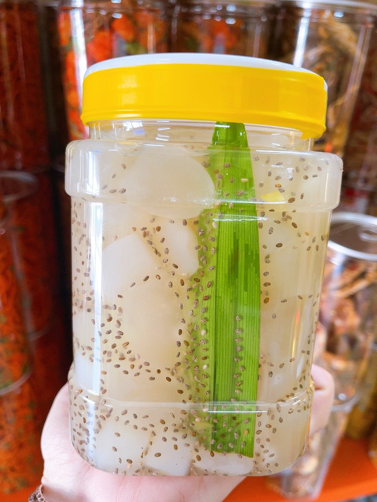 ￼Đác rim thơm mix chia thạch dừa hủ 1kg
