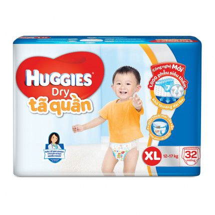 Tã quần Huggies M42, L38, XL34, XXL30