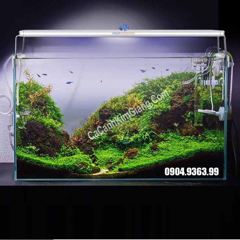 Đèn LED trắng CỰC ĐẸP cho bể cá & bể thuỷ sinh 60 cm - 70cm