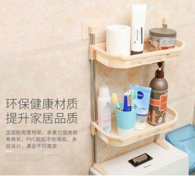 Kệ 2 tầng trên tolet