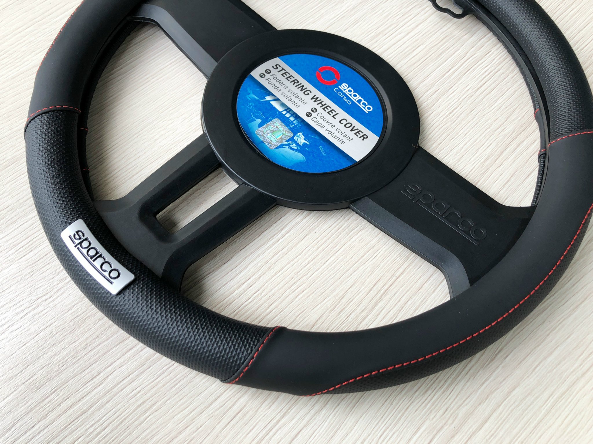 [HCM]Bọc vô lăng Sparco Corsa (SPC1113BK)