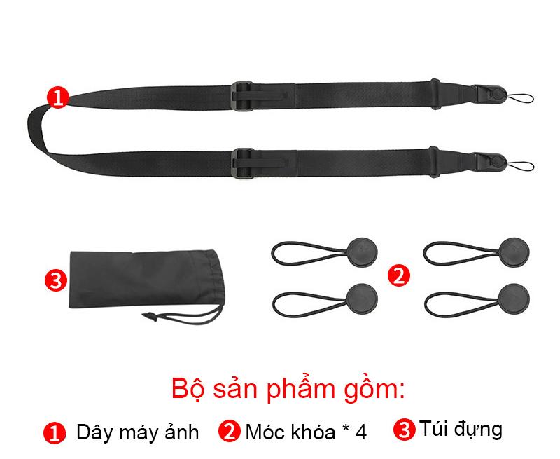 [HCM]Dây đeo máy ảnh Quick Release