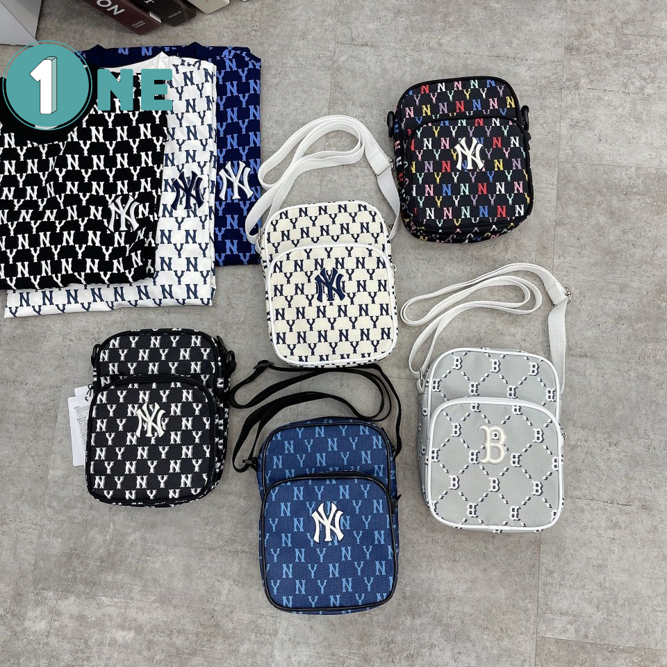 Túi Đeo Chéo Mini MLB NY Vintage Mini Bag Black Full Tag Code