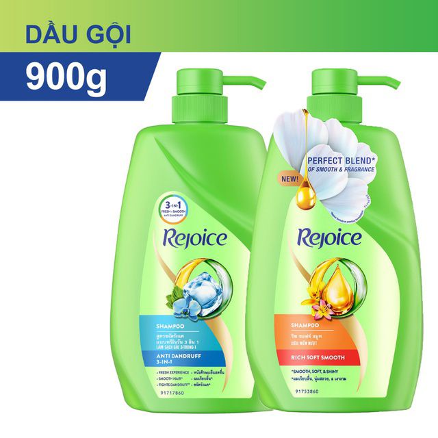 Dầu gội rejoice 900ml