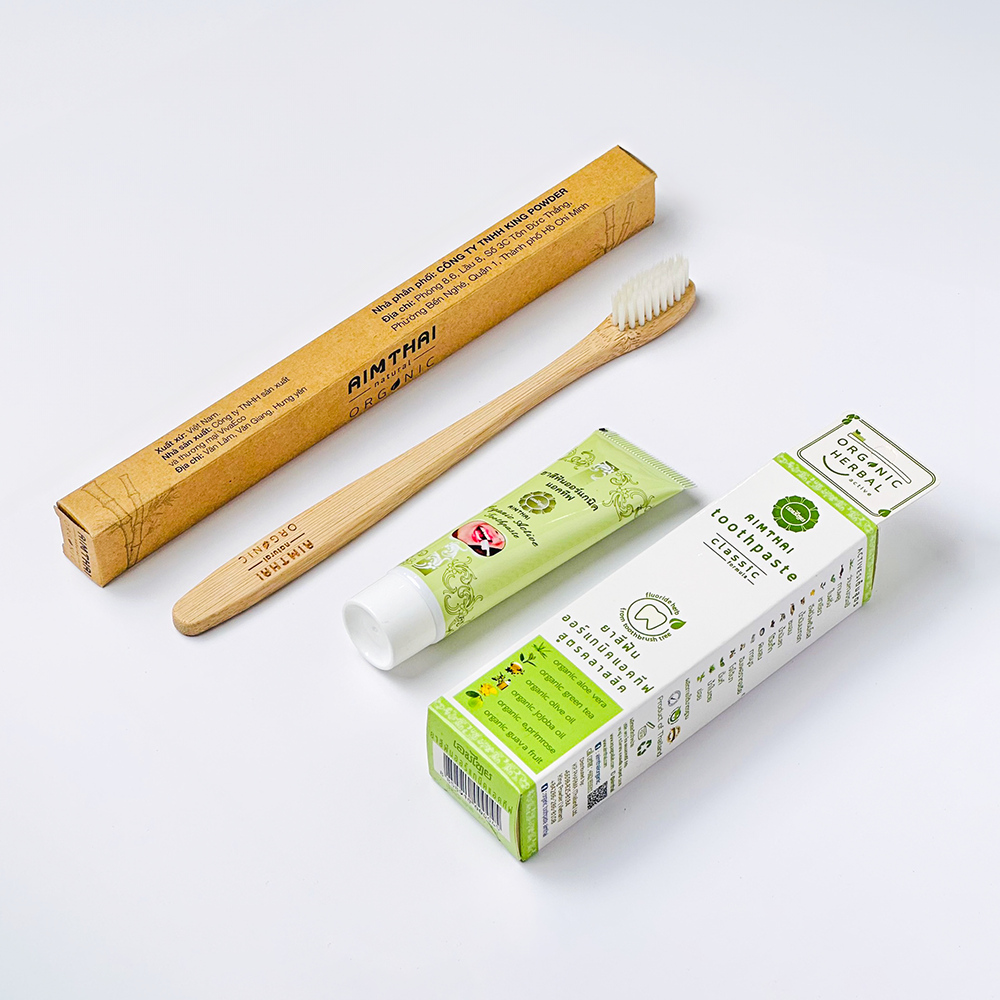 Set du lịch Travel Kit AimThai - Bộ chăm sóc răng miệng gọn nhẹ