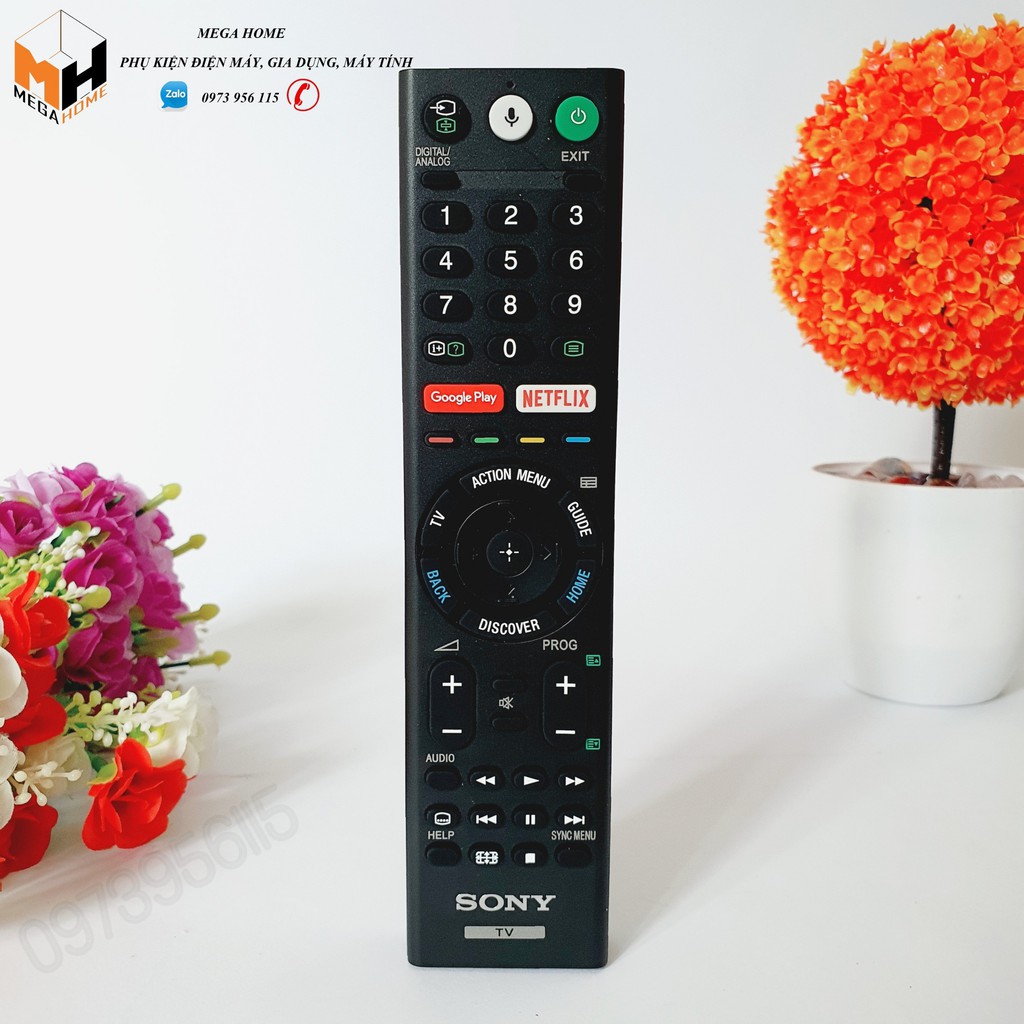 Điều khiển remote giọng nói tivi For sony smart (hàng mới 100)
