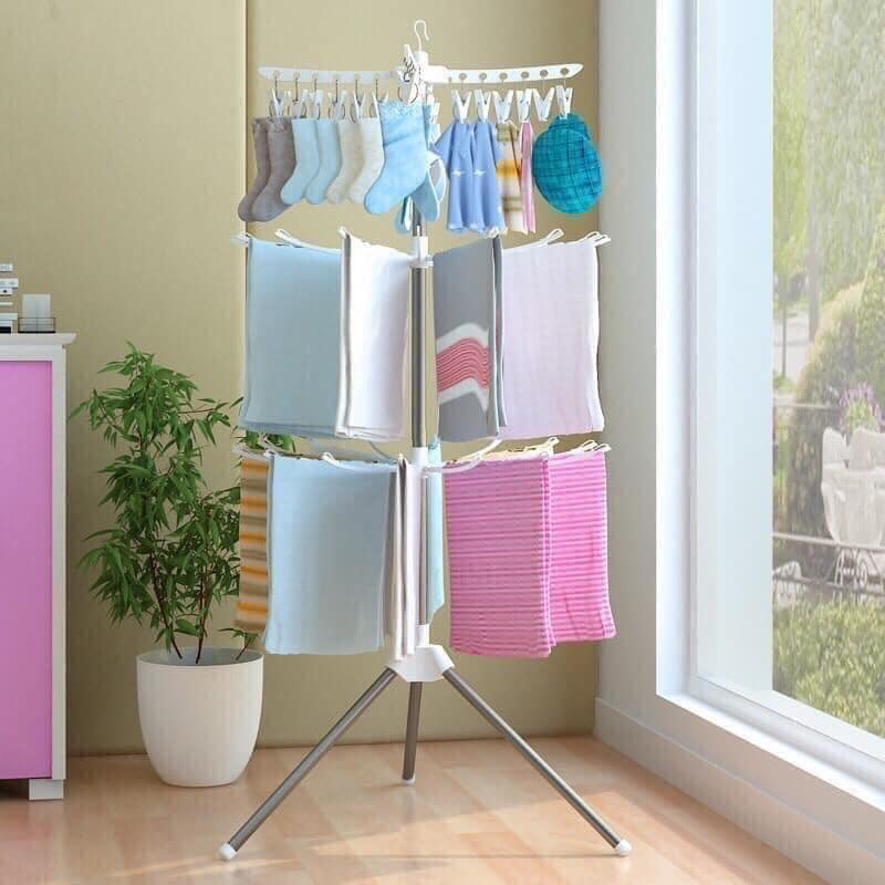 CÂY PHƠI ĐỒ INOX ĐA NĂNG DÁNG TRÒN cho trẻ sơ sinh