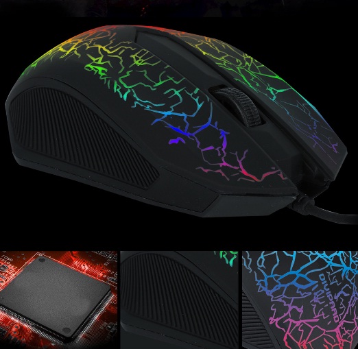 Chuột Game DIVIPARD OP-30 Led đa màu DPI 3200