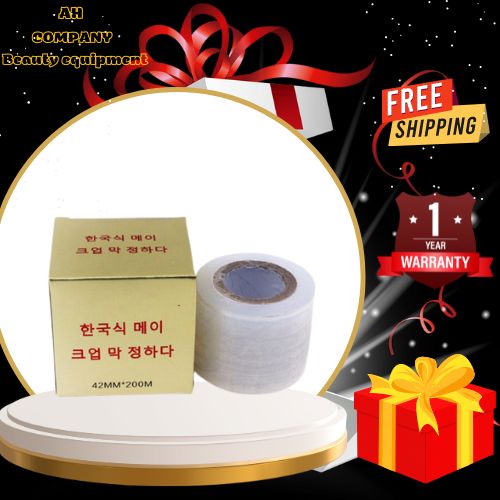 Cuộn nilong hàn quốc dễ bám, màng nilong ủ tê lông mày, môi, mí kích thước 4,2mmx