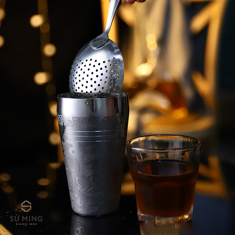 Dụng Cụ Pha Chế Chặn Đá [INOX 304], [DÁNG TRÒN] Dành Cho Bartender