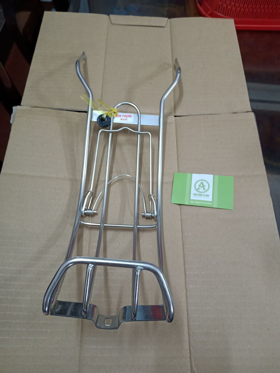 Baga Inox trước 8 ly cho xe Wave đời đầu
