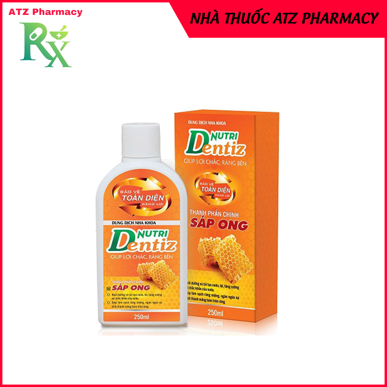 Dung Dịch Nha Khoa NUTRIDENTIZ - Cho Răng Lợi Chắc Khỏe