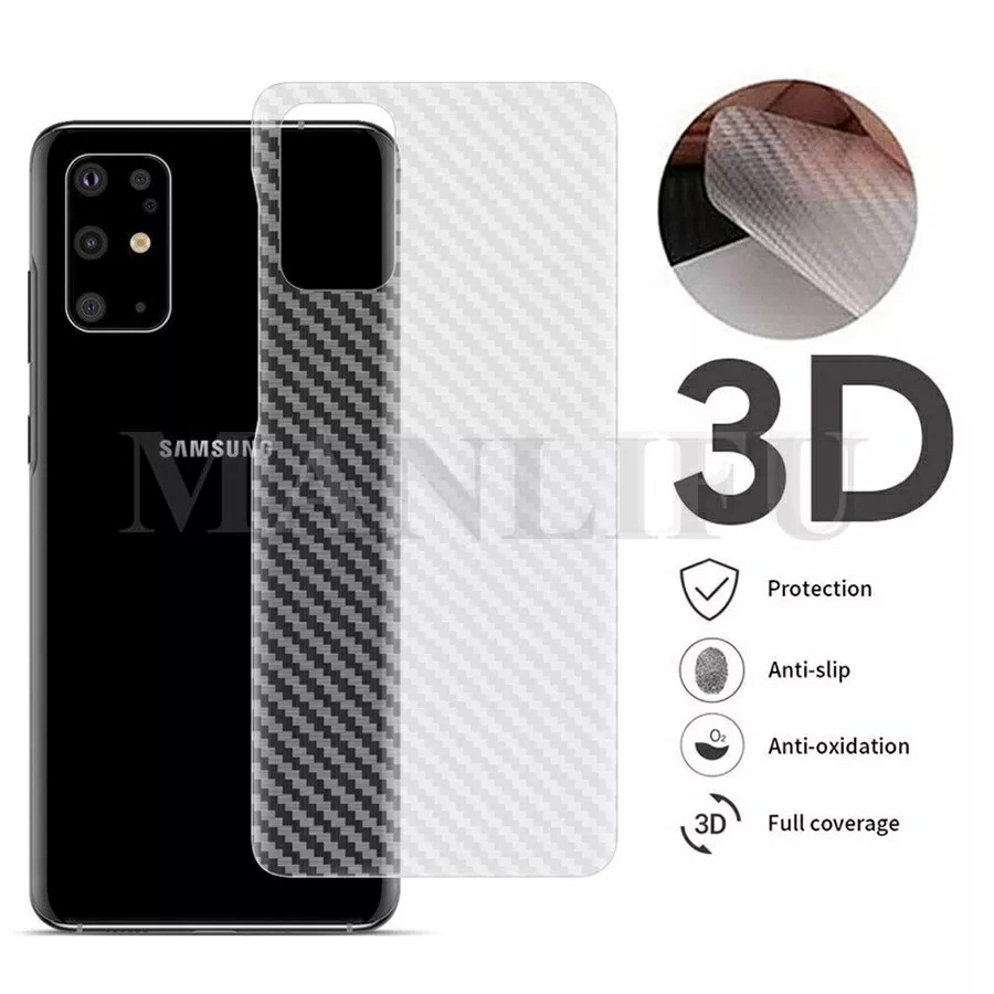 Dán lưng Samsung A51 vân Carbon chống mồi hôi bám bẩn