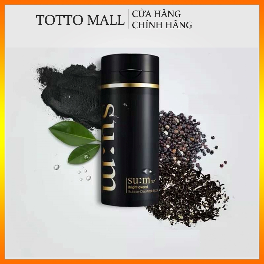Mặt Nạ Sủi Bọt Thải Độc Sum37 Bright Award Bubble-De Mask Black 100ML