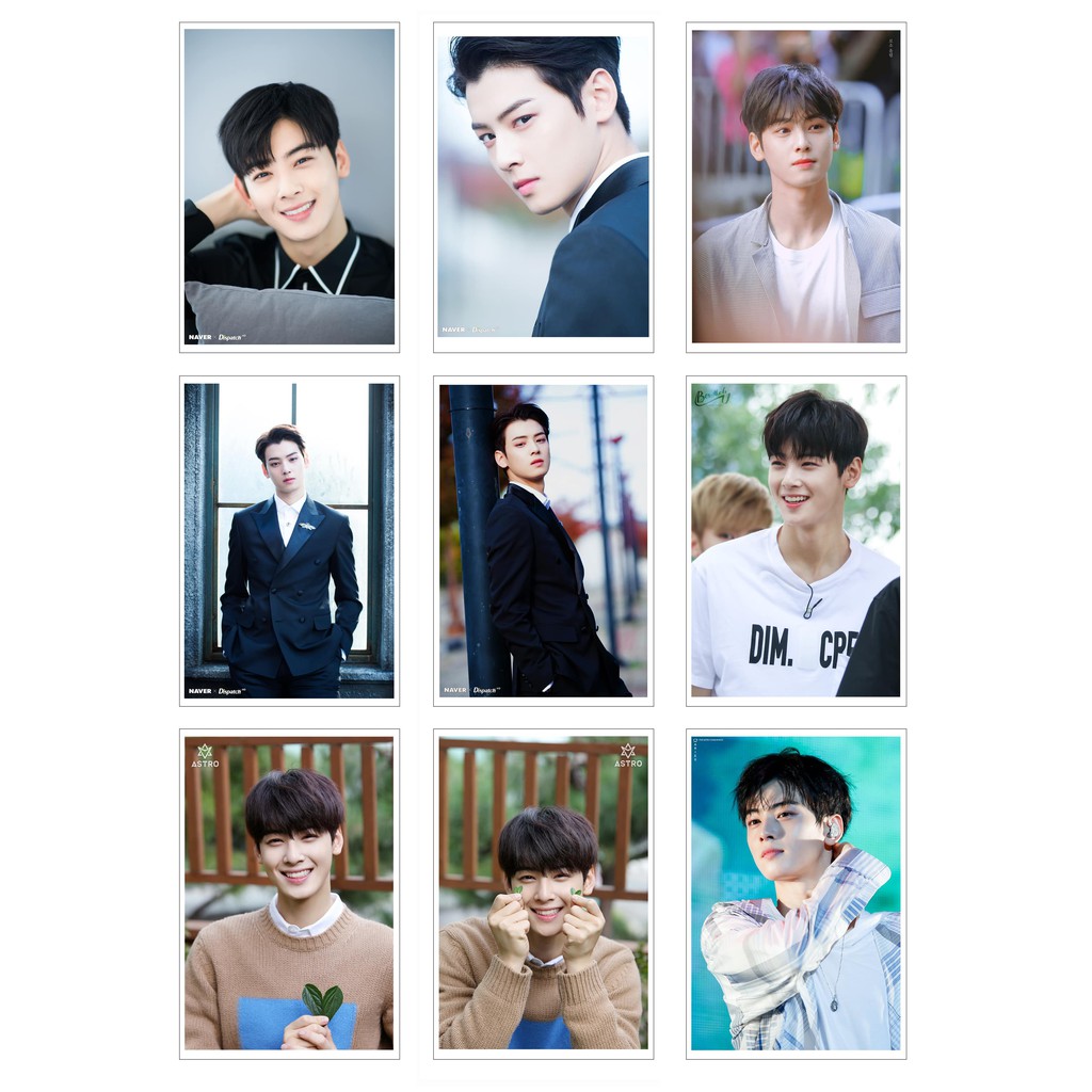 Lomo Card Ảnh CHA EUN WOO - ASTRO ( 45 ảnh)
