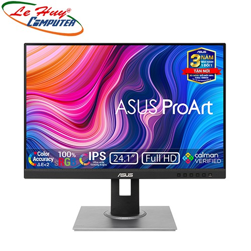 Màn hình asus proart pa248qv 24inch ips 75hz 16:10 chuyên đồ họa