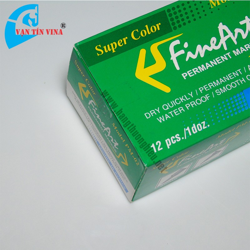 [HCM]Bút lông dầu Queen PM-02 (xanh lá) (1  hộp 12 cây)