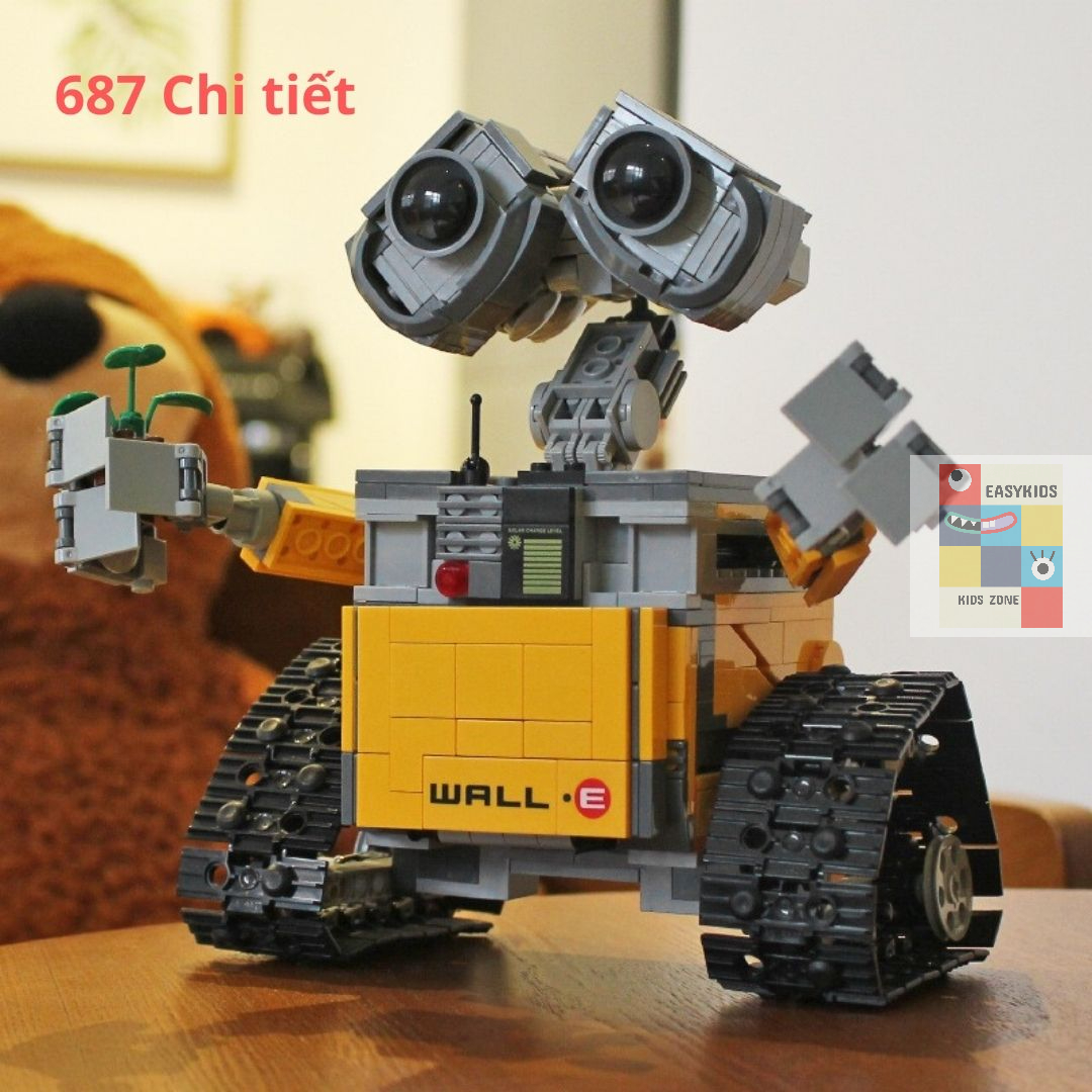 Bộ đồ chơi xếp hình Robot, Lego người máy Wall E