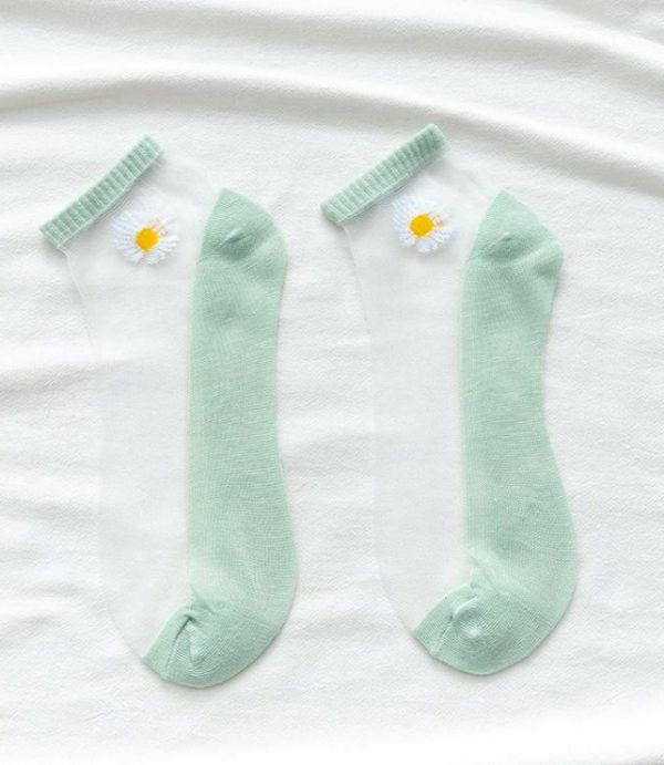 SET 2 ĐÔI TẤT LƯỚI HOA CÚC DỄ THƯƠNG