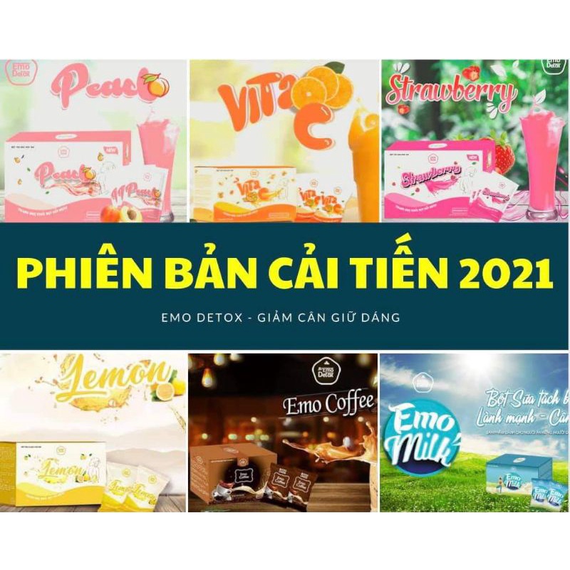 [FREESHIP+Quà Tặng] Nước Trái Cây Giảm Cân Emo Slim by Fen