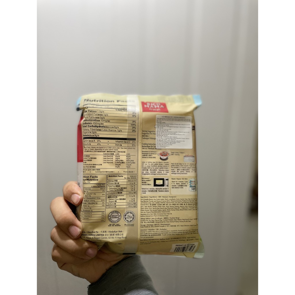 CÁ VIÊN RAU CỦ hiệu RICHMAMA 200Gr (chỉ giao Nowship tại tp HCM)