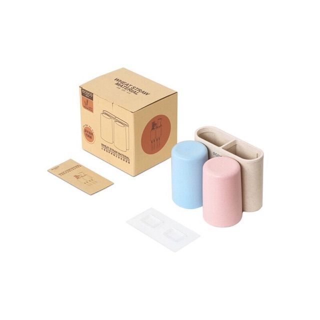 Bộ Cắm Bàn Chải Để Đồ Kèm 2 Cốc Ecoco 1701