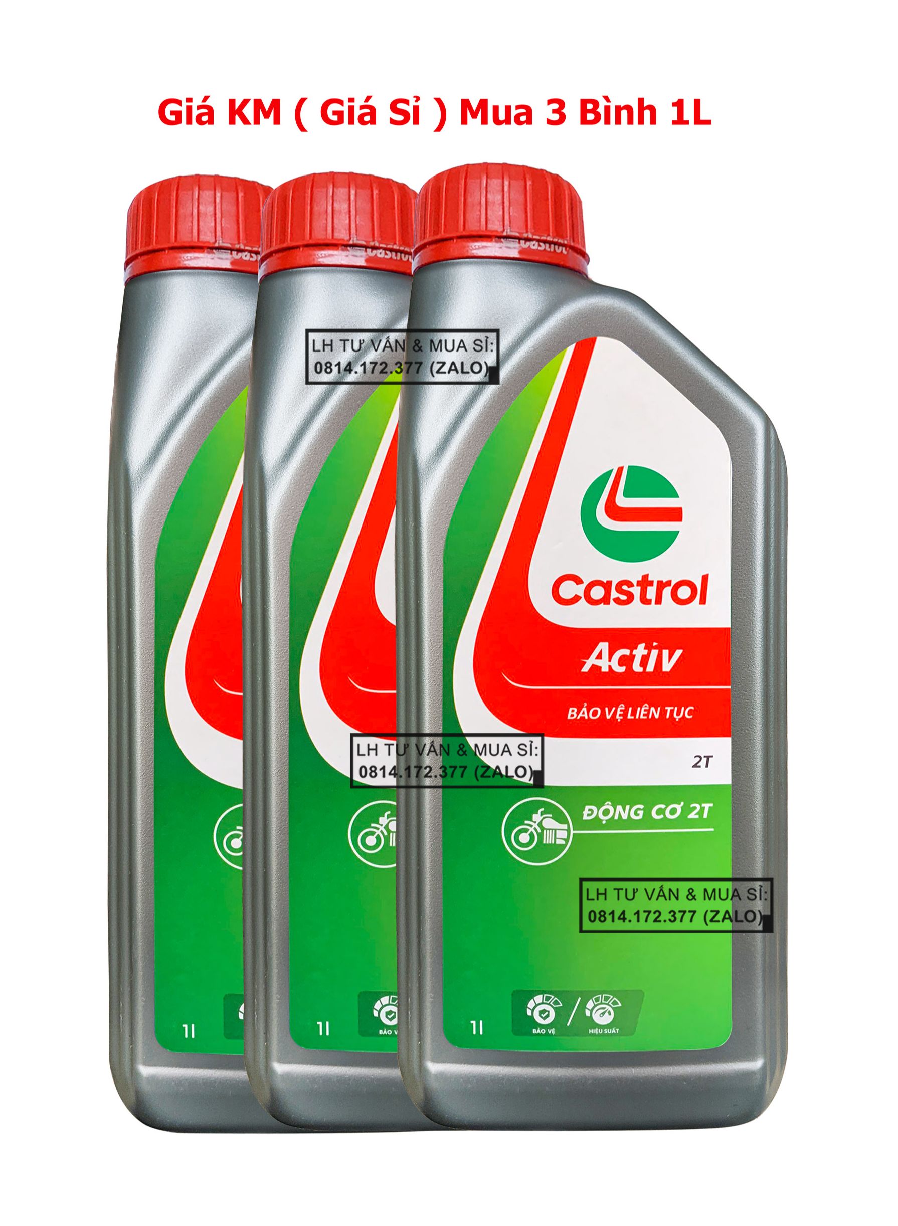 Dầu nhớt 2 thì Castrol Activ 2T 1.000ml ( 1L) – Có bán sỉ nhiều chai