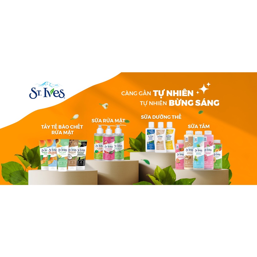Sữa Rửa Mặt St.Ives Tẩy Tế Bào Chết 170G