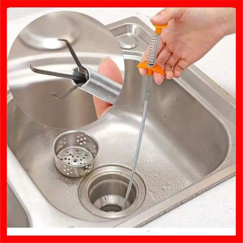Dây thông tắc cống có đầu kẹp 60cm/90cm