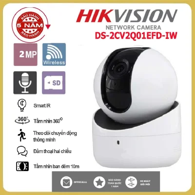 Camera IP Wifi Hikvision 2.0 MPX DS-2CV2Q01EFD-IW Đàm Thoại 2 Chiều